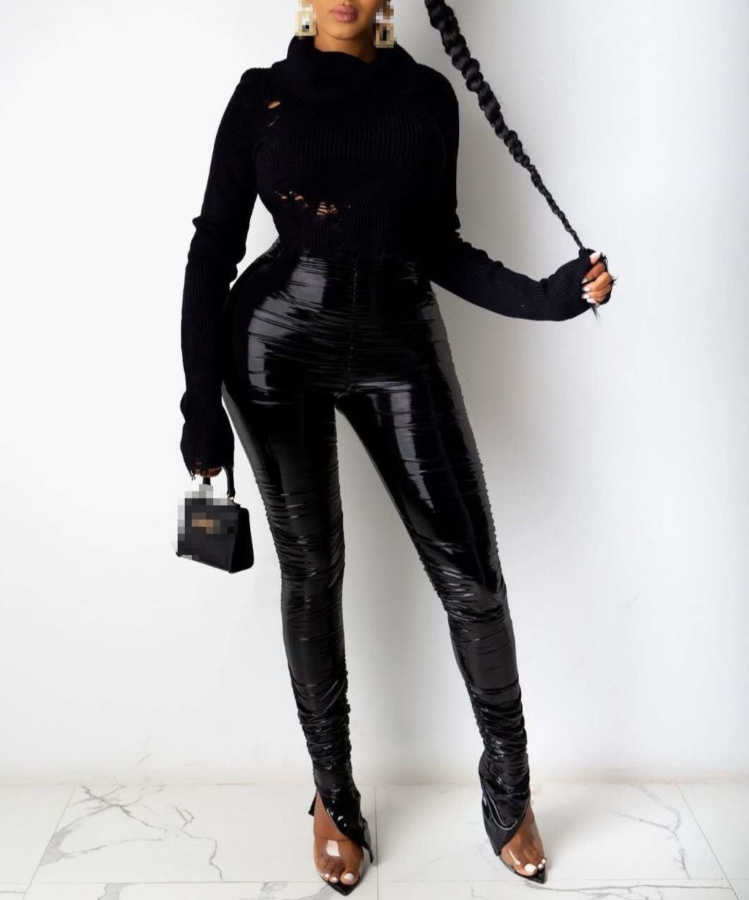 Caught In The Matrix High-Waist Pants