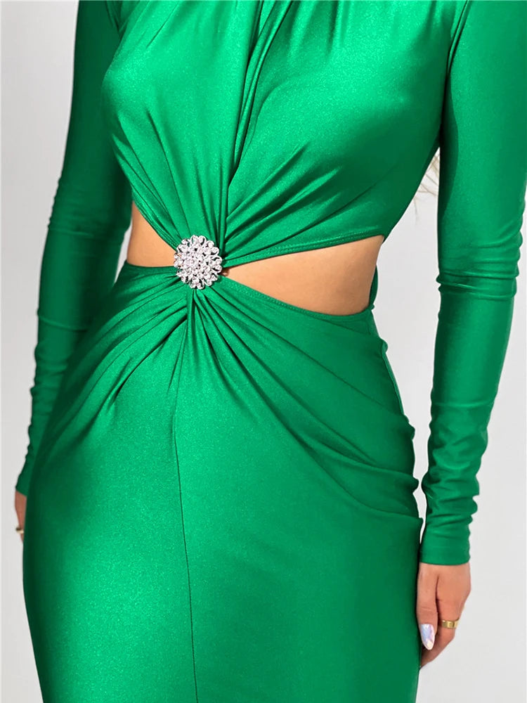 Set In Stone Hollow Out Dress