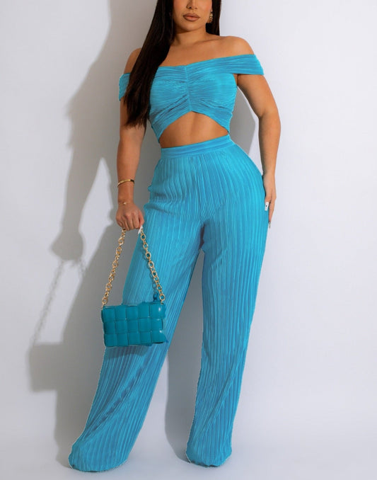 Such a Lady High Waisted Pants Set