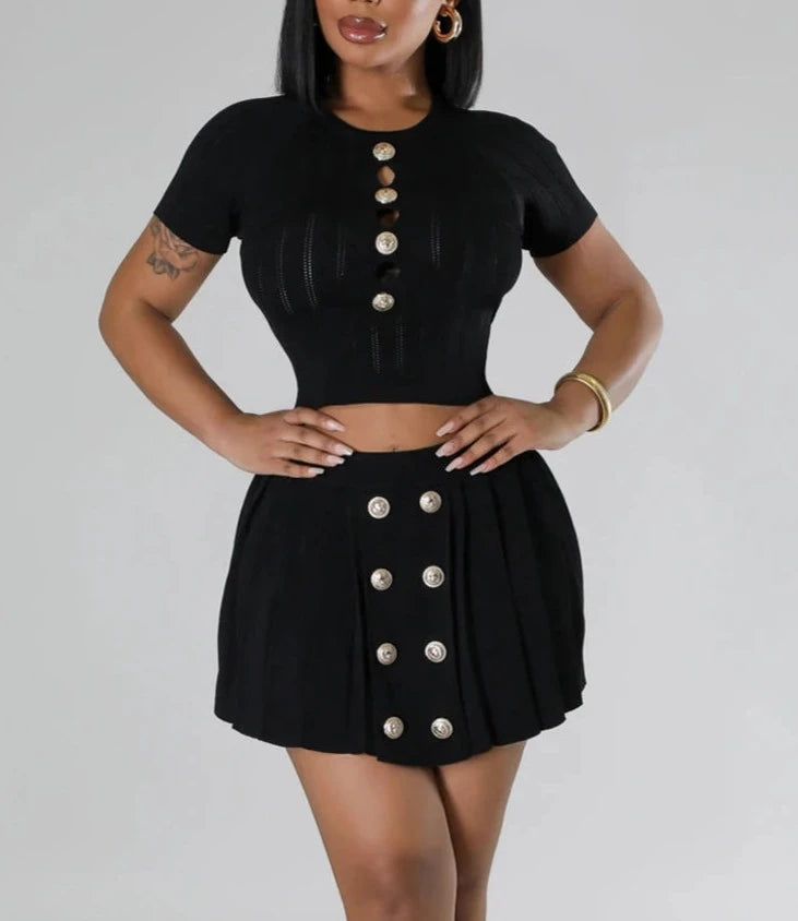 Dolly Lifestyle Knitted Skirt Set