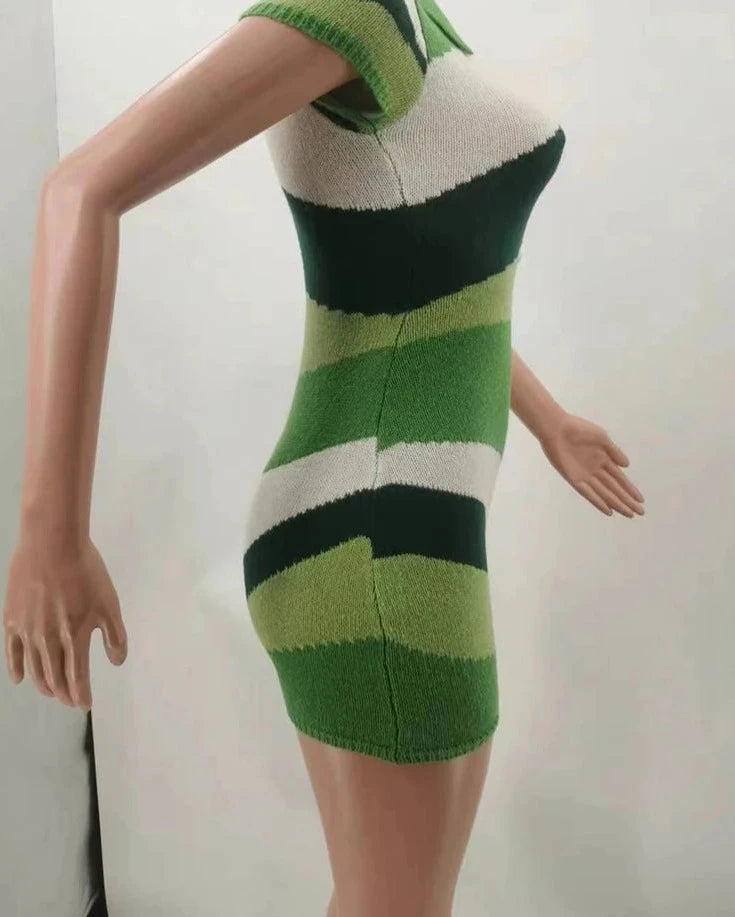 Eat Your Greens Knitted Shorts Romper Jumpsuit
