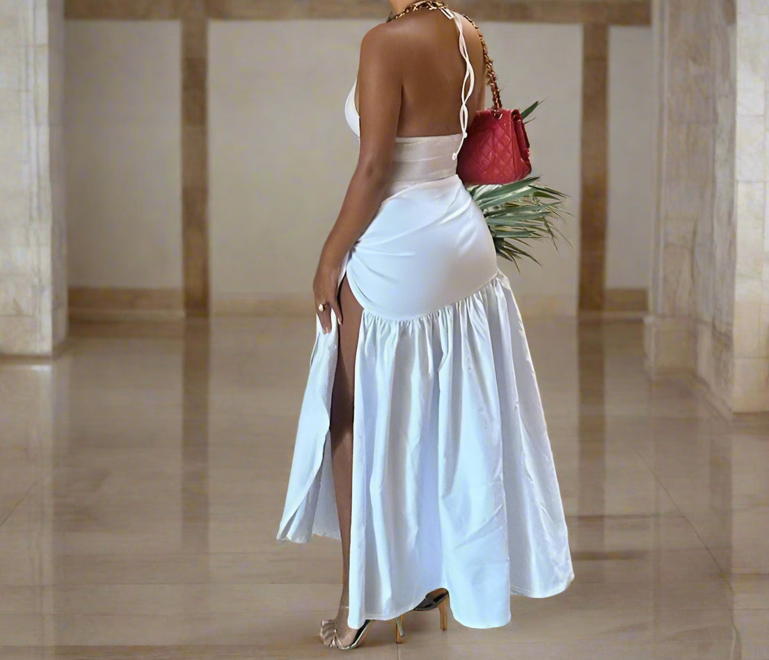 Arrivederci Bodysuit Swimsuit + Wrap Maxi Skirt