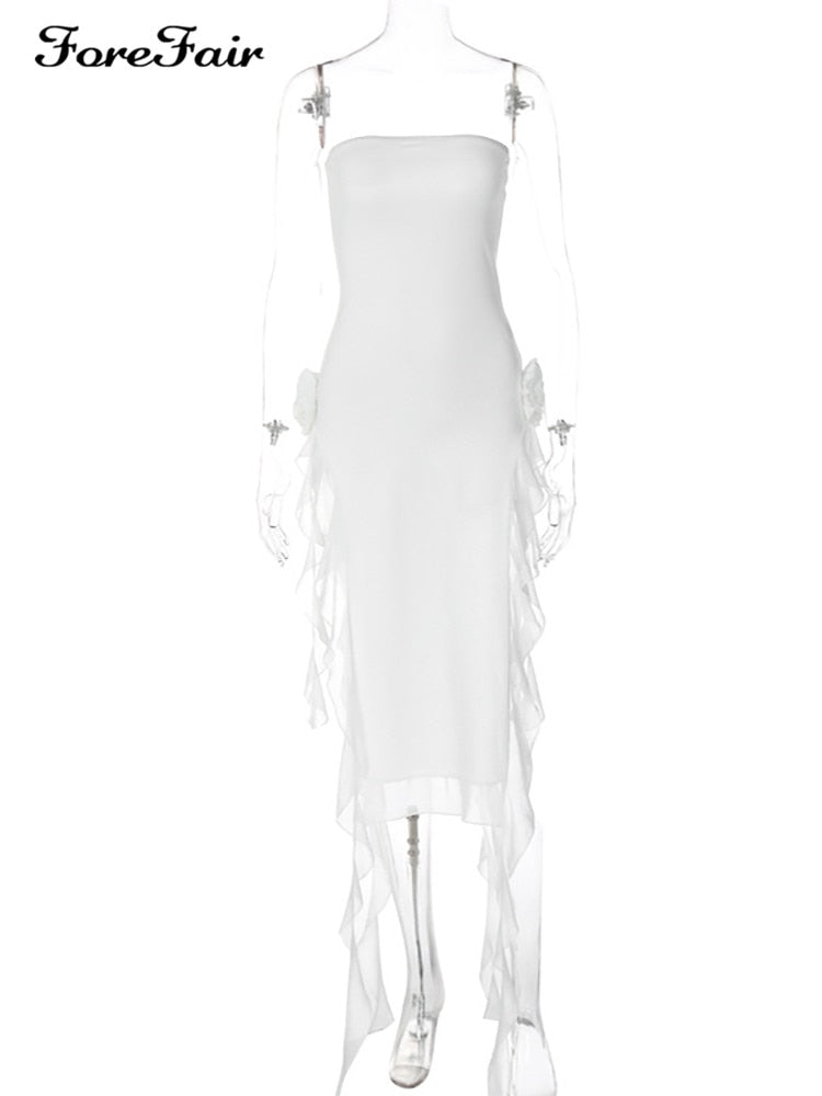 Blossom High Split Maxi Dress