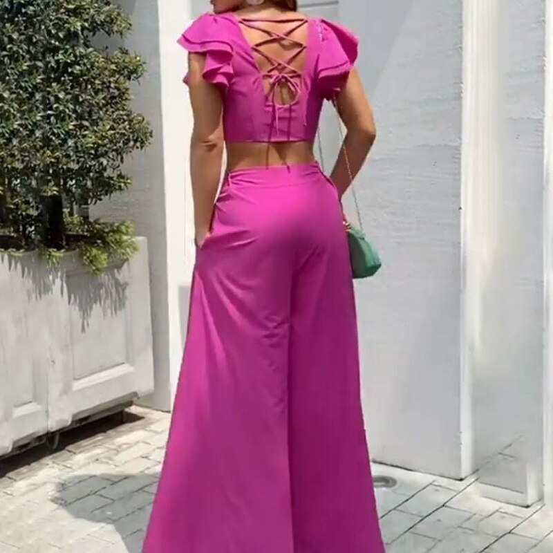 Trophy Wife Palazzo Pants Set