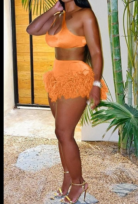 Flourish w/ Me Two Piece High Waist Set
