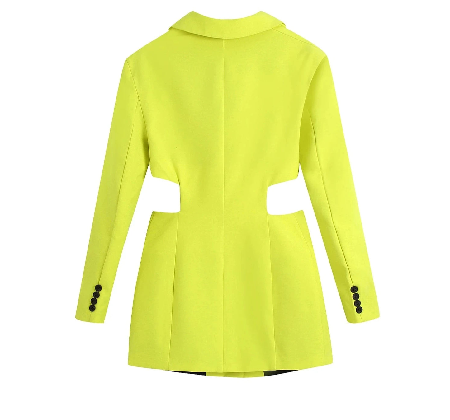 Highlight of the Show Cut Out Open Front Blazer Mini Dress