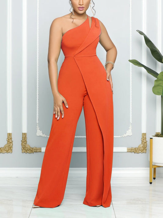 High Profile Wide Leg Jump Suit