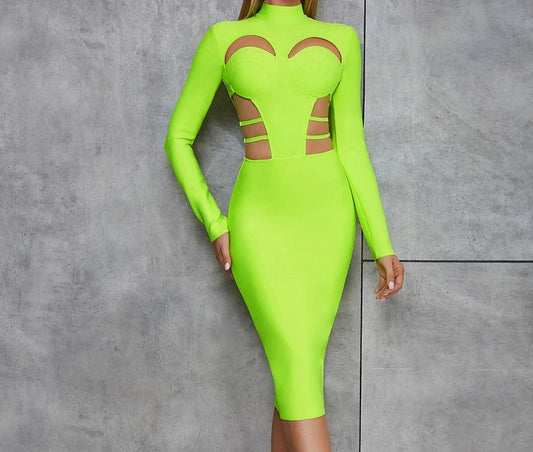 All Access Cut-Out Midi Dress