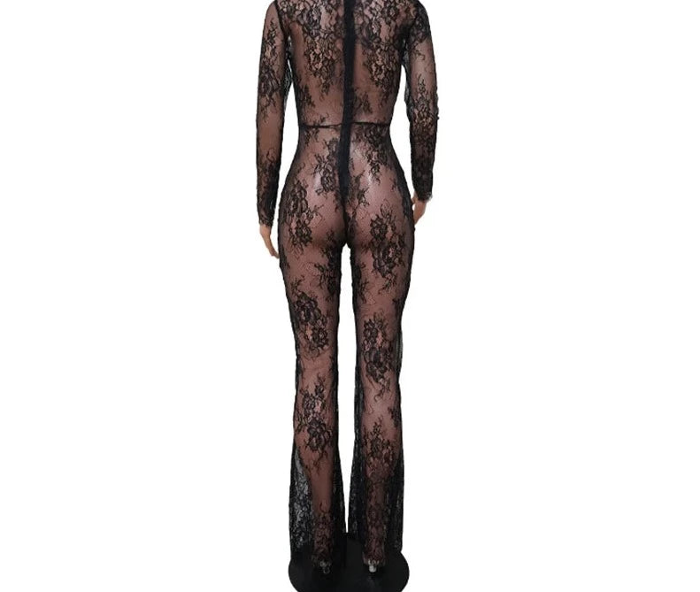 Main Attraction Lace Jumpsuit