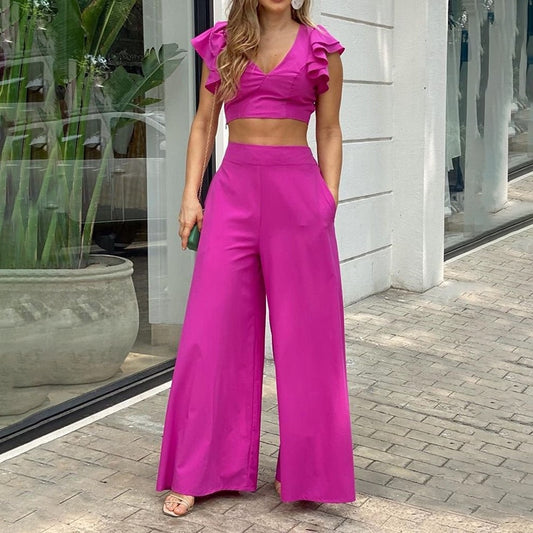 Trophy Wife Palazzo Pants Set