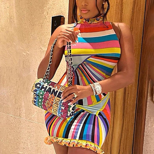 Taste The Rainbow Mini Dress